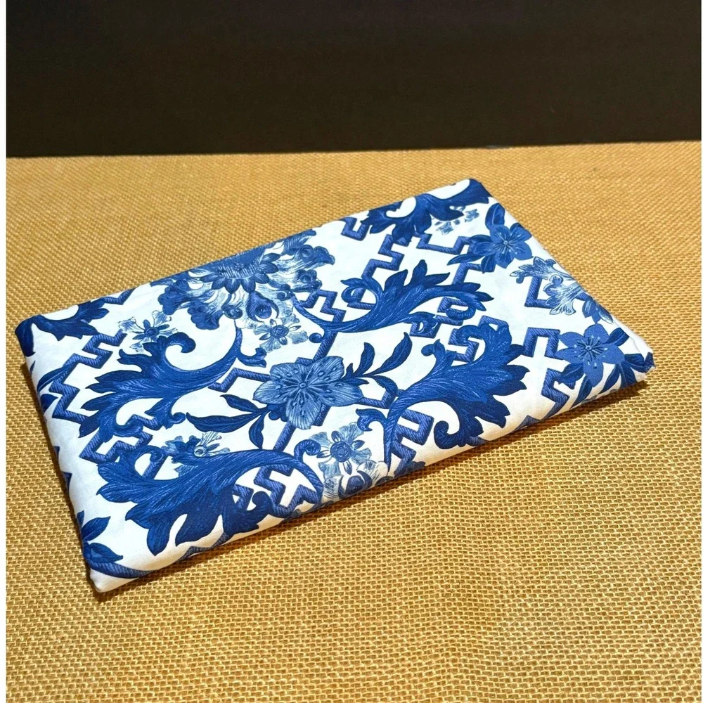 Ralph Lauren Dorsey Blue Label Chinoiserie Cotton King Pillowcase ONLY 1 48 X 20